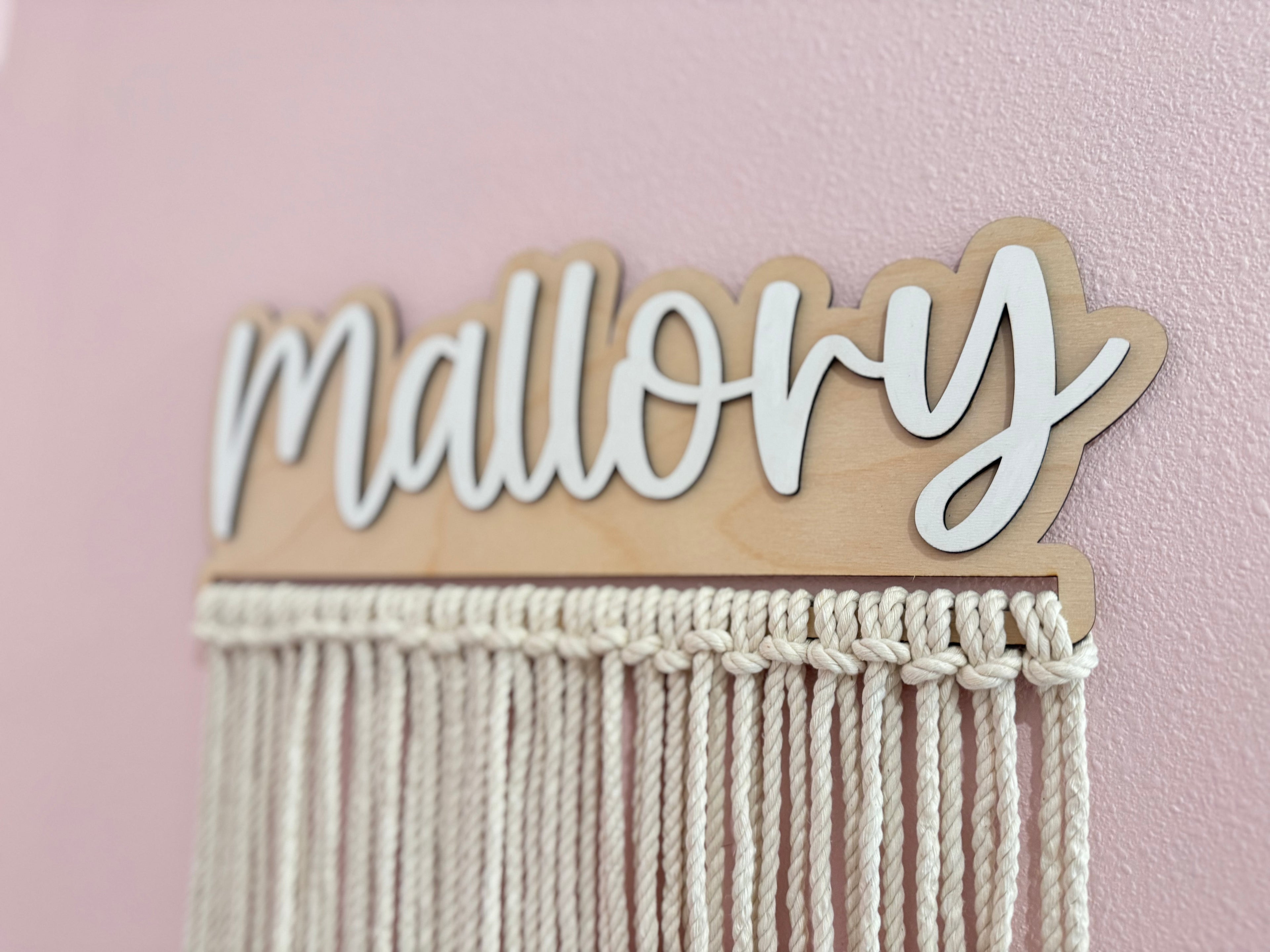 Custom Name Bow Holder
