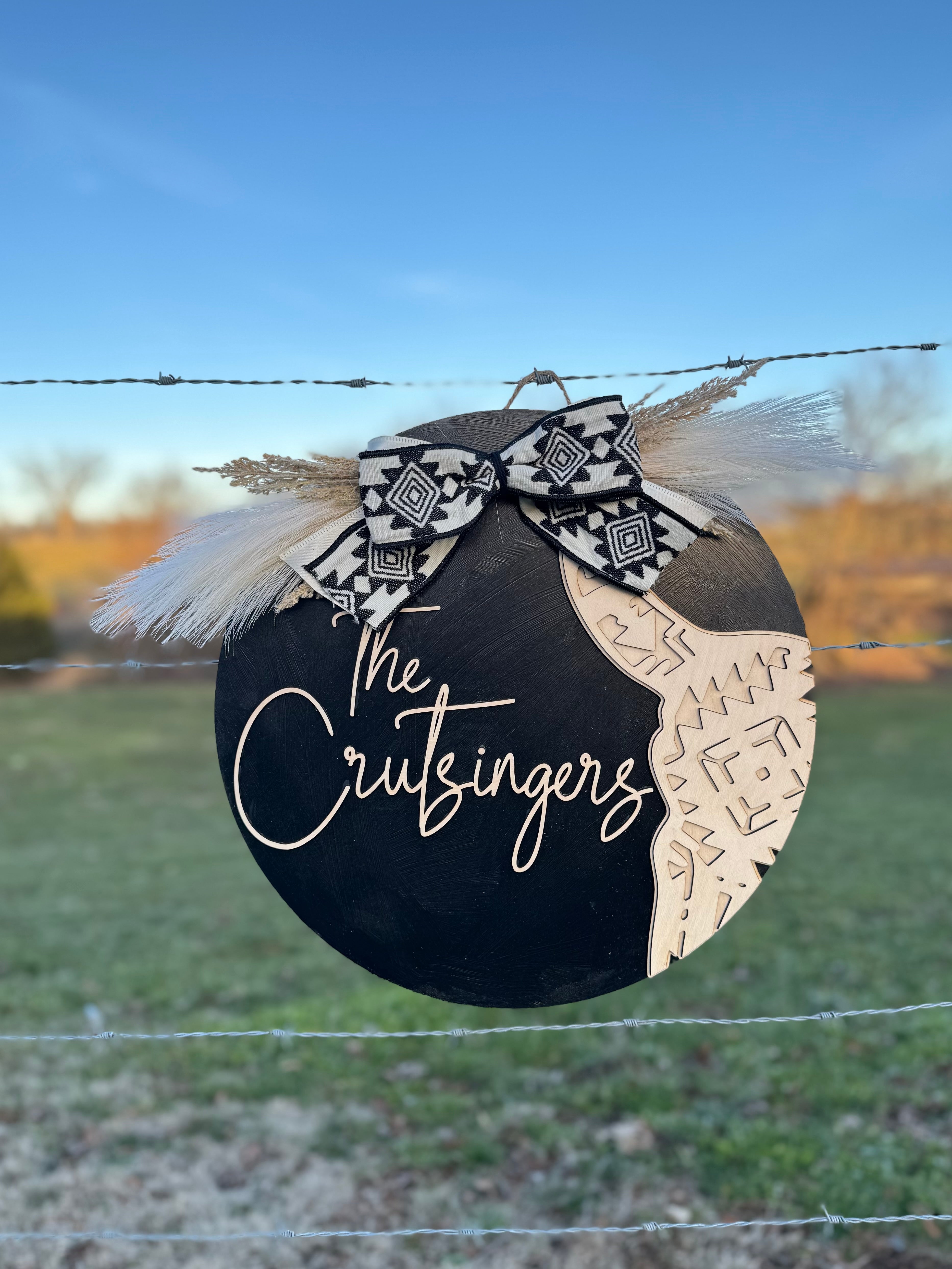 PREORDER Boho Cow Porch Signs