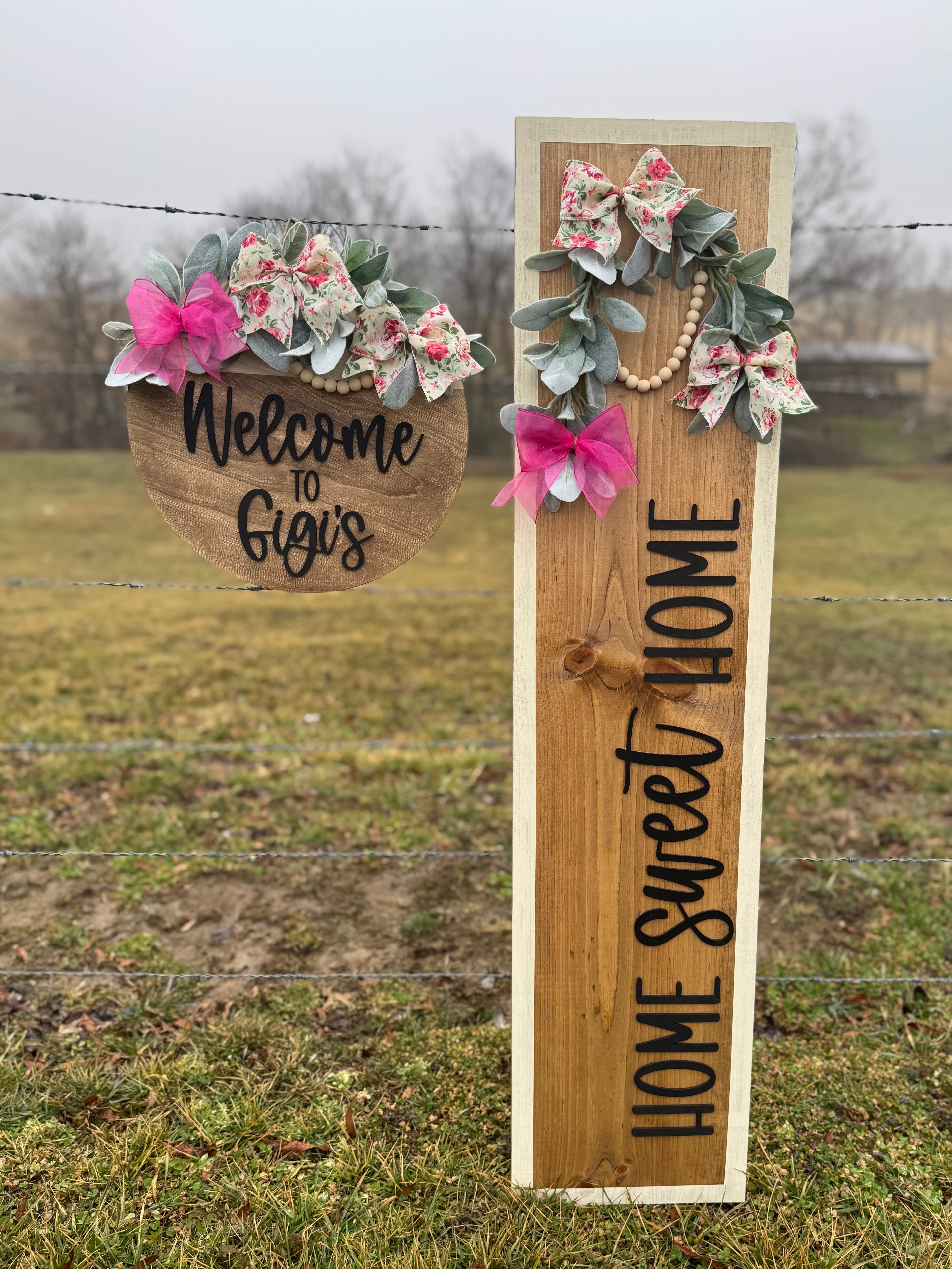 PREORDER Floral Porch Signs