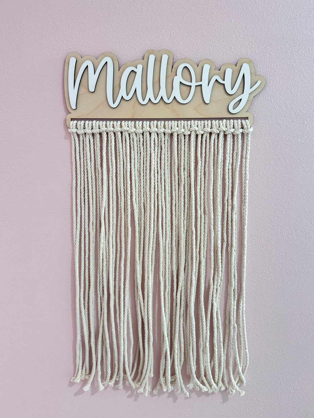 Custom Name Bow Holder