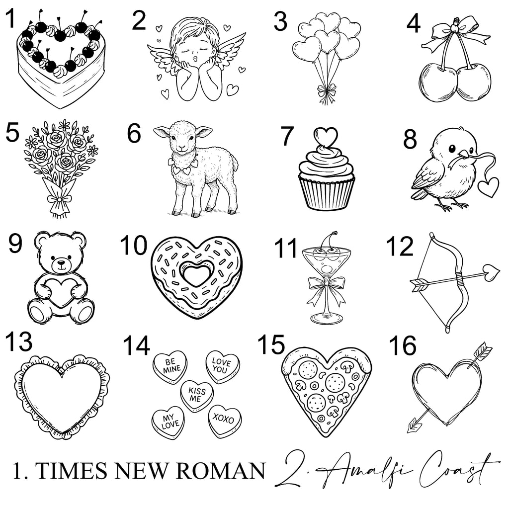 Personalized Valentine’s Day Gift Basket Tag