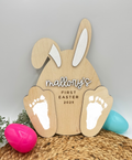 Baby’s First Easter Footprint Plaque