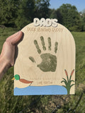 Custom Duck Hunting Handprint Sign