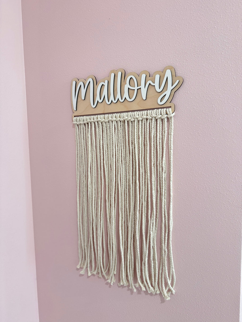 Custom Name Bow Holder