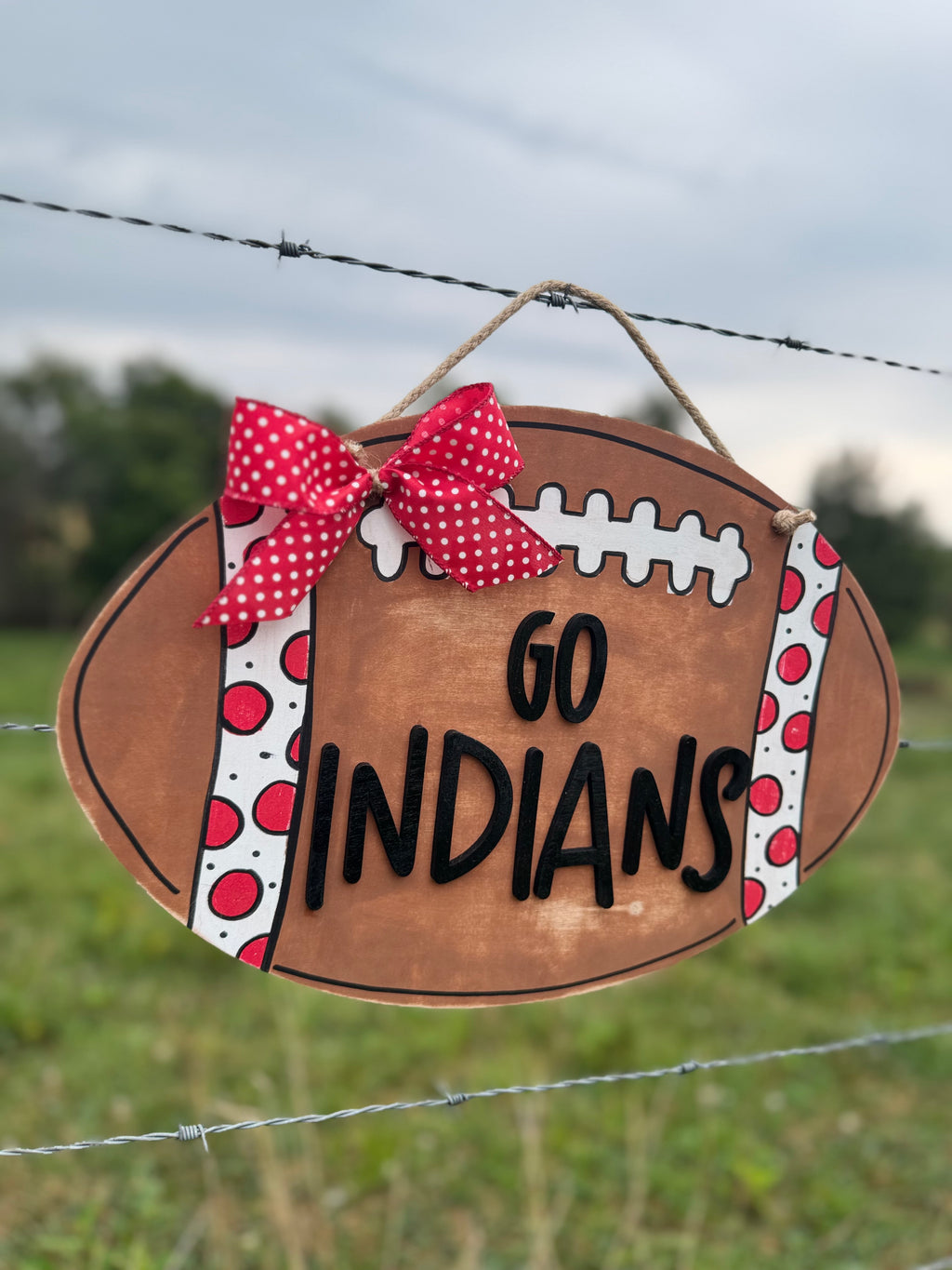 Custom Team Football Hanger