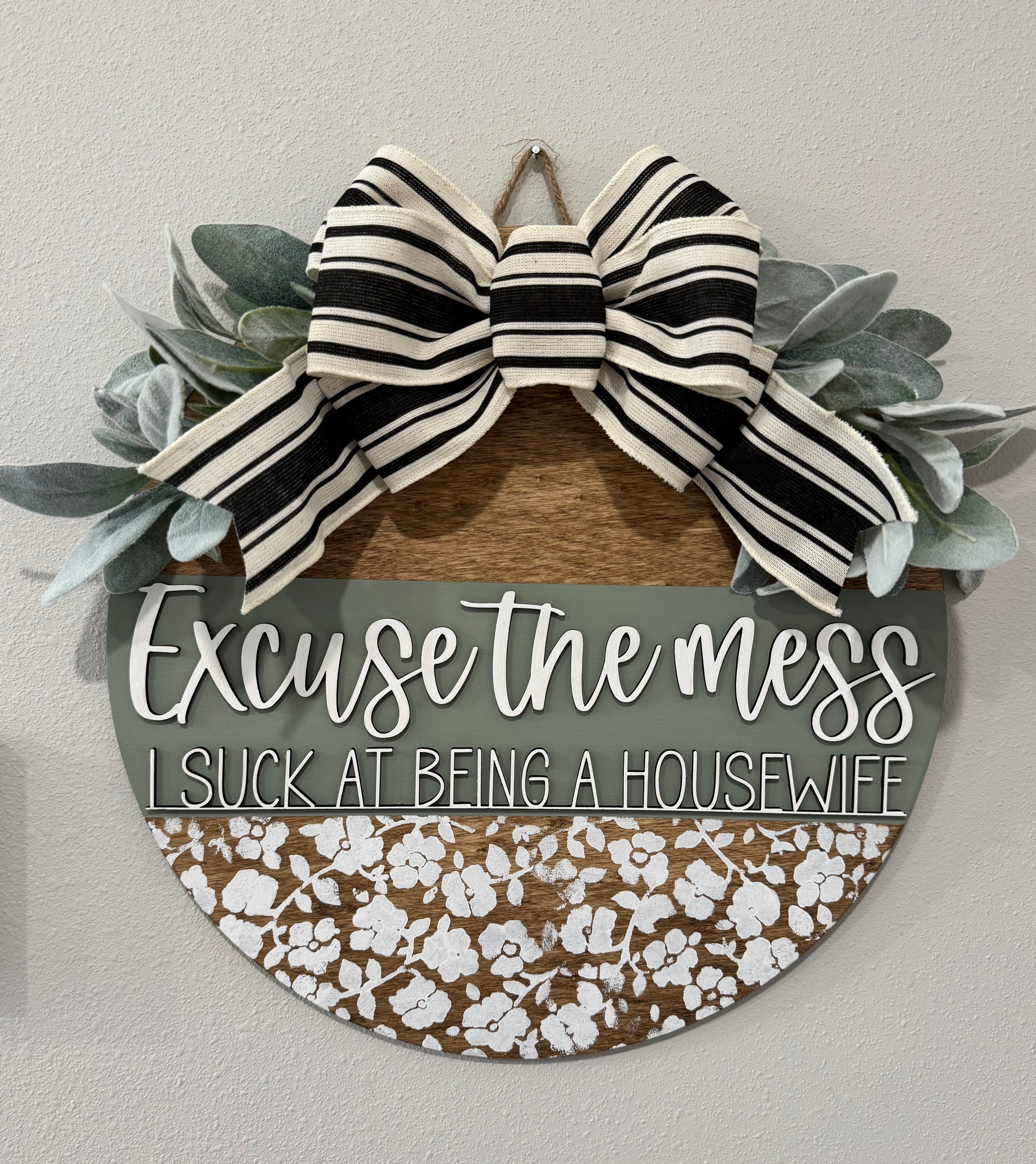 RTS Sucky Housewife Door Hanger