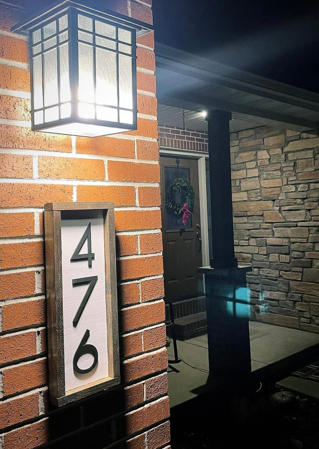 House Number Framed Signs