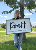 Custom Framed Name Sign