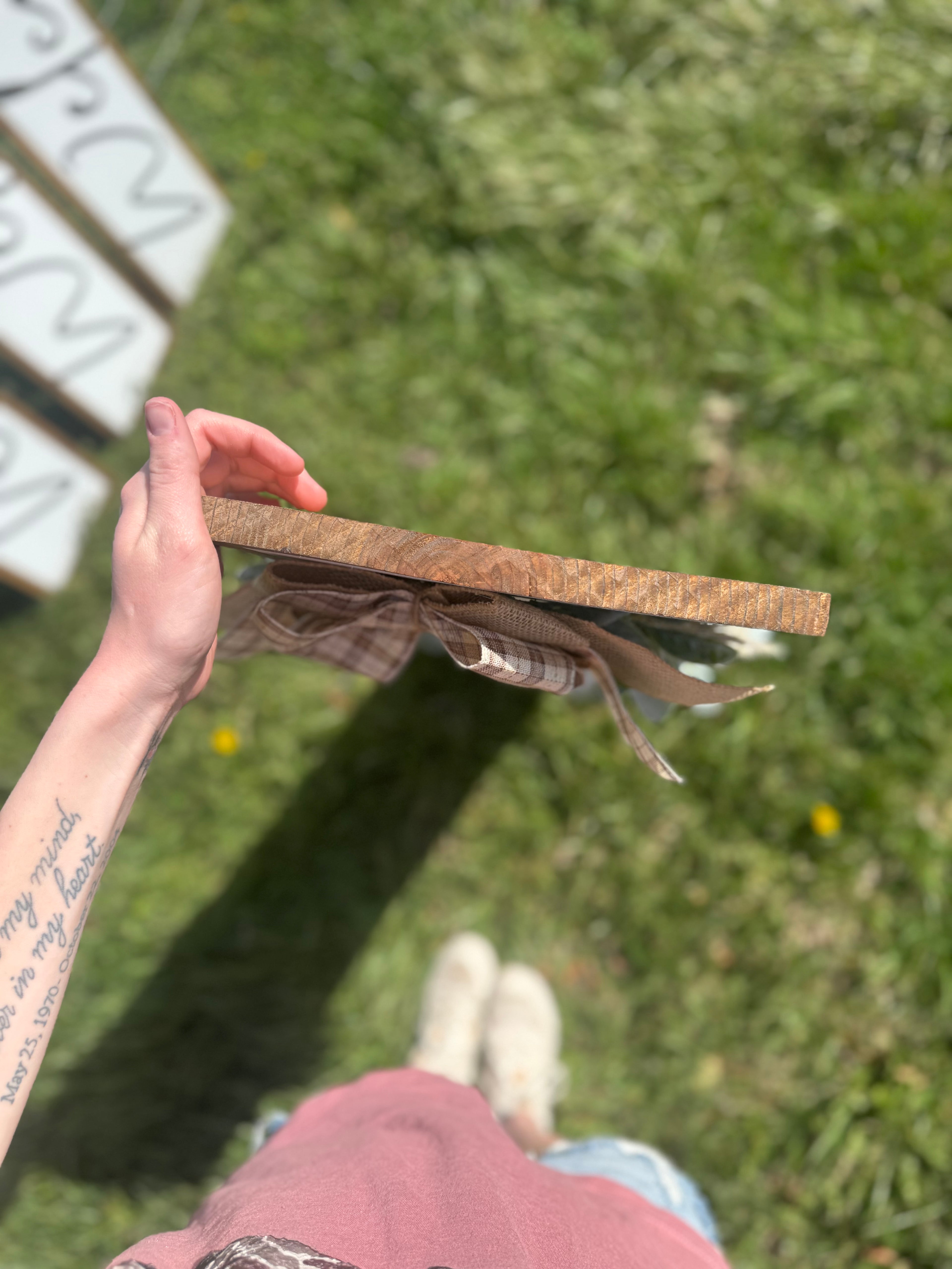 RTS IMPERFECT Boho Neutral Porch Sign