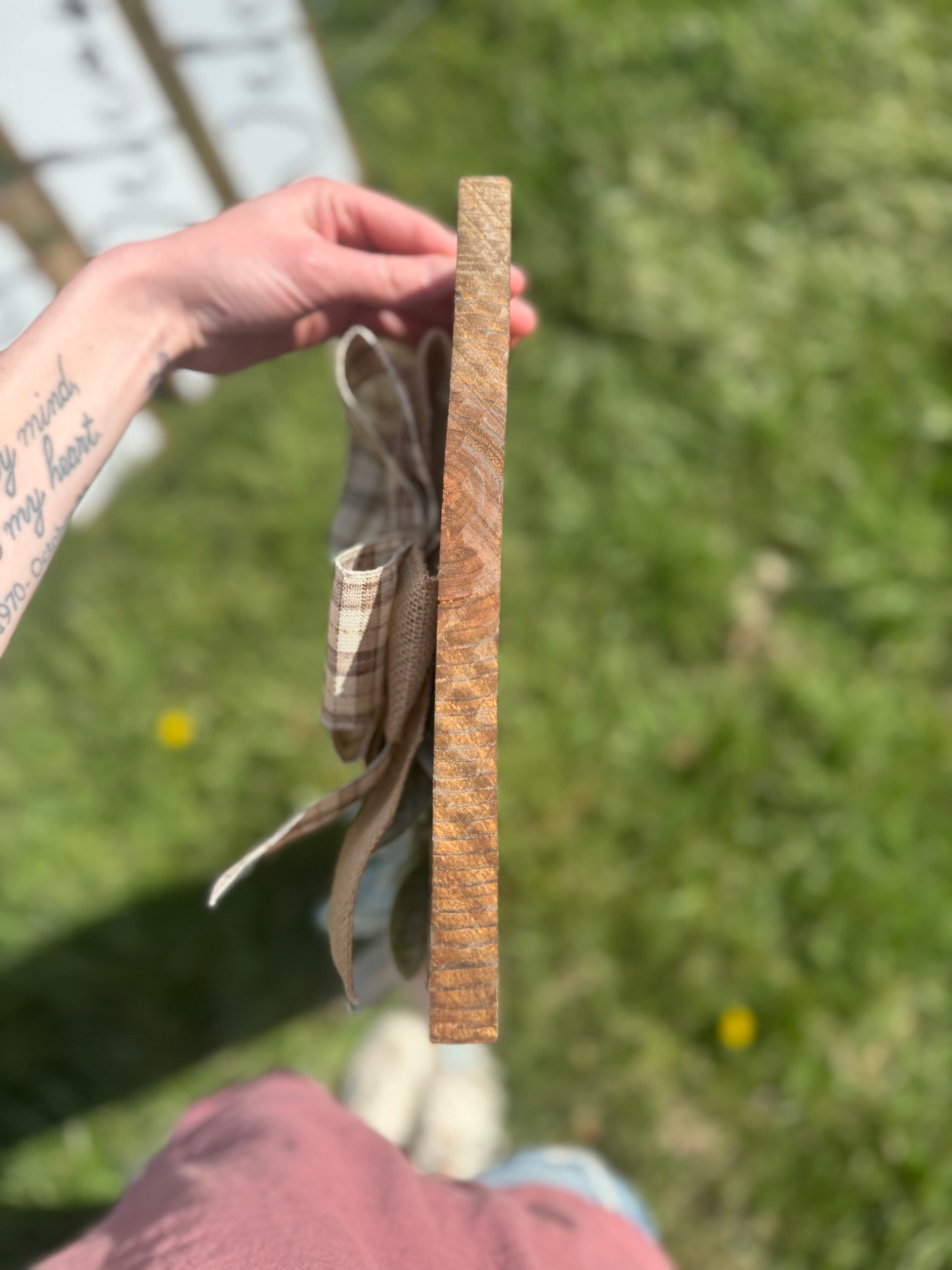 RTS IMPERFECT Boho Neutral Porch Sign