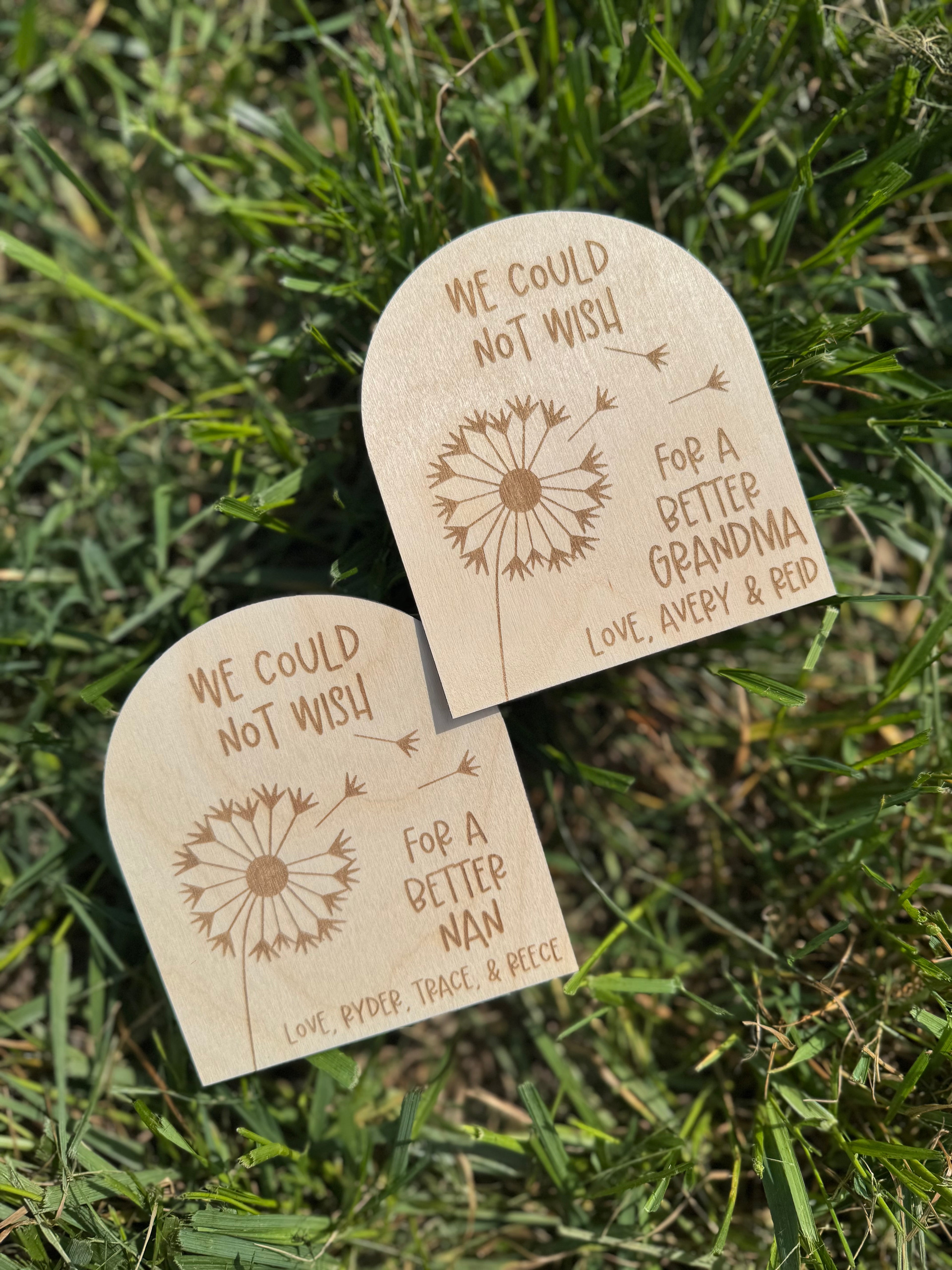 Dandelion Fingerprint Magnet - Mother’s Day Gift