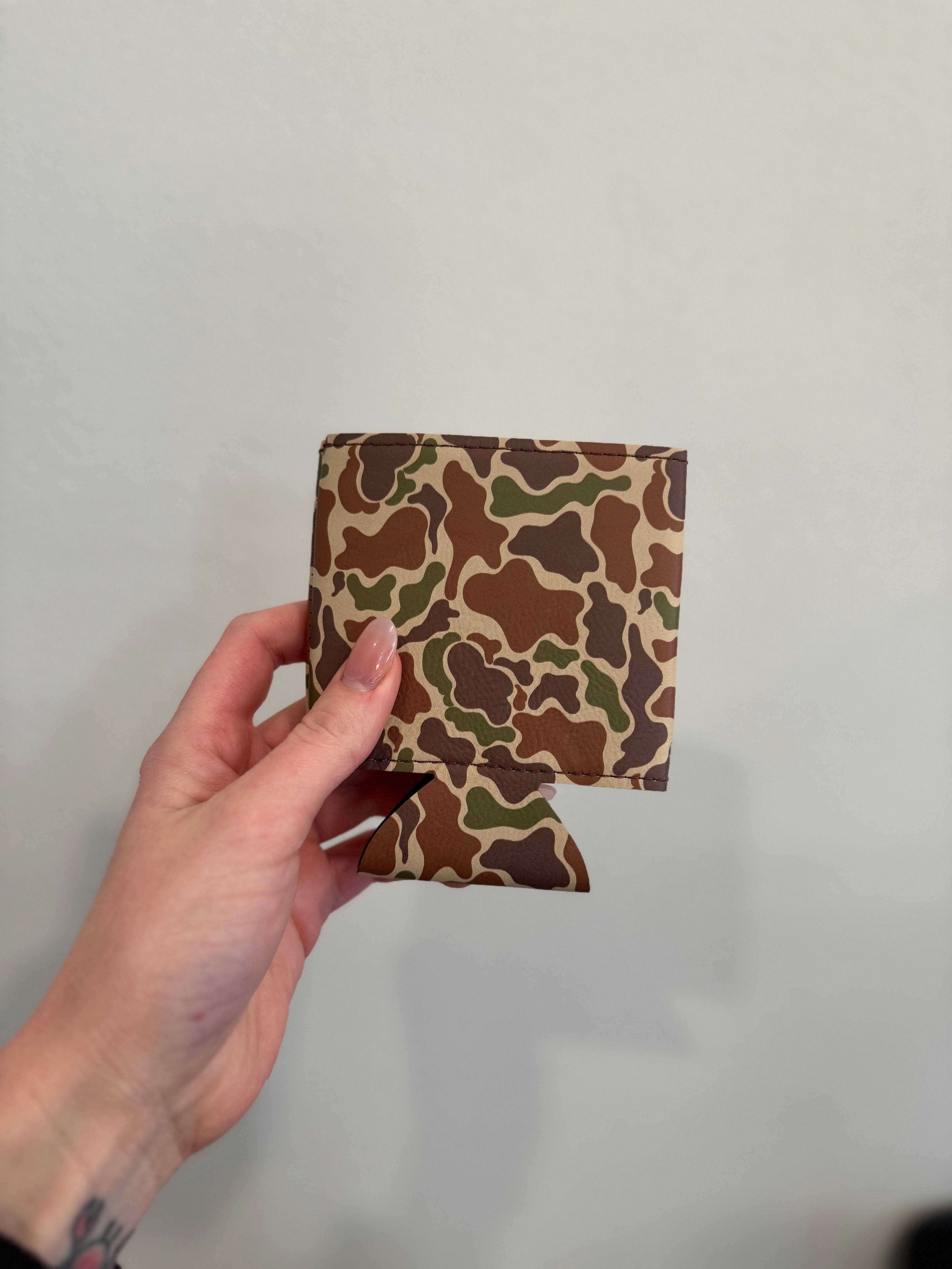 Custom Leatherette Can Holder