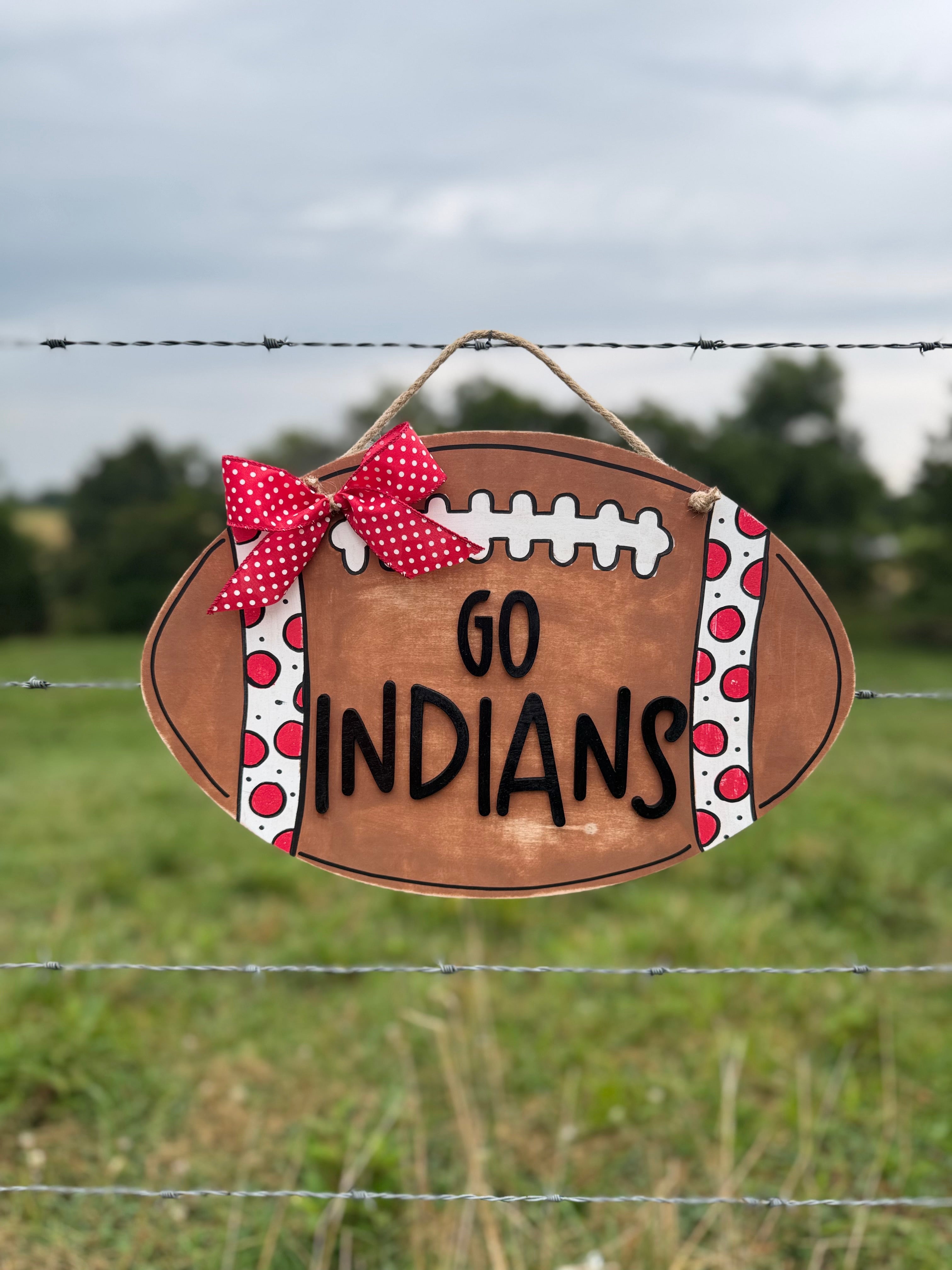 Custom Team Football Hanger