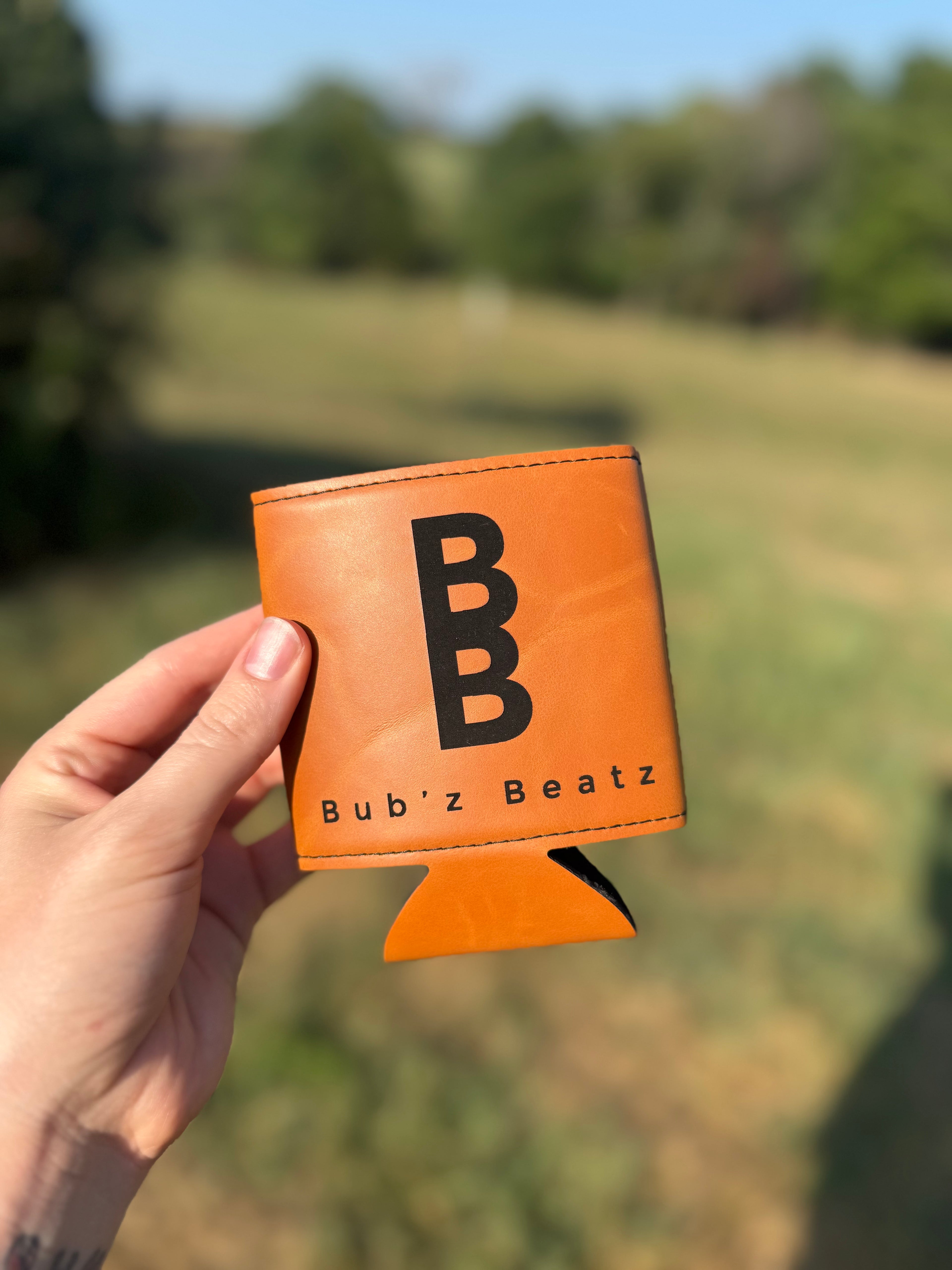 Custom Leatherette Can Holder