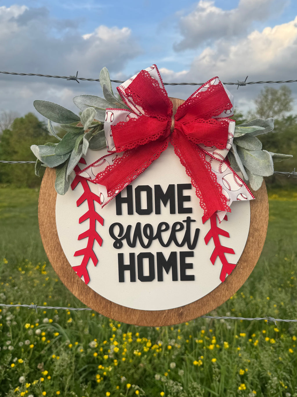 PREORDER Home Sweet Home Baseball Porch Signs