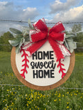 PREORDER Home Sweet Home Baseball Porch Signs