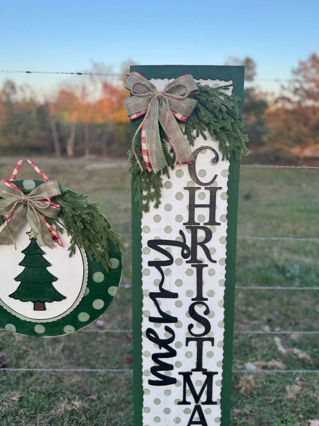 A Polka Dot Christmas Signs