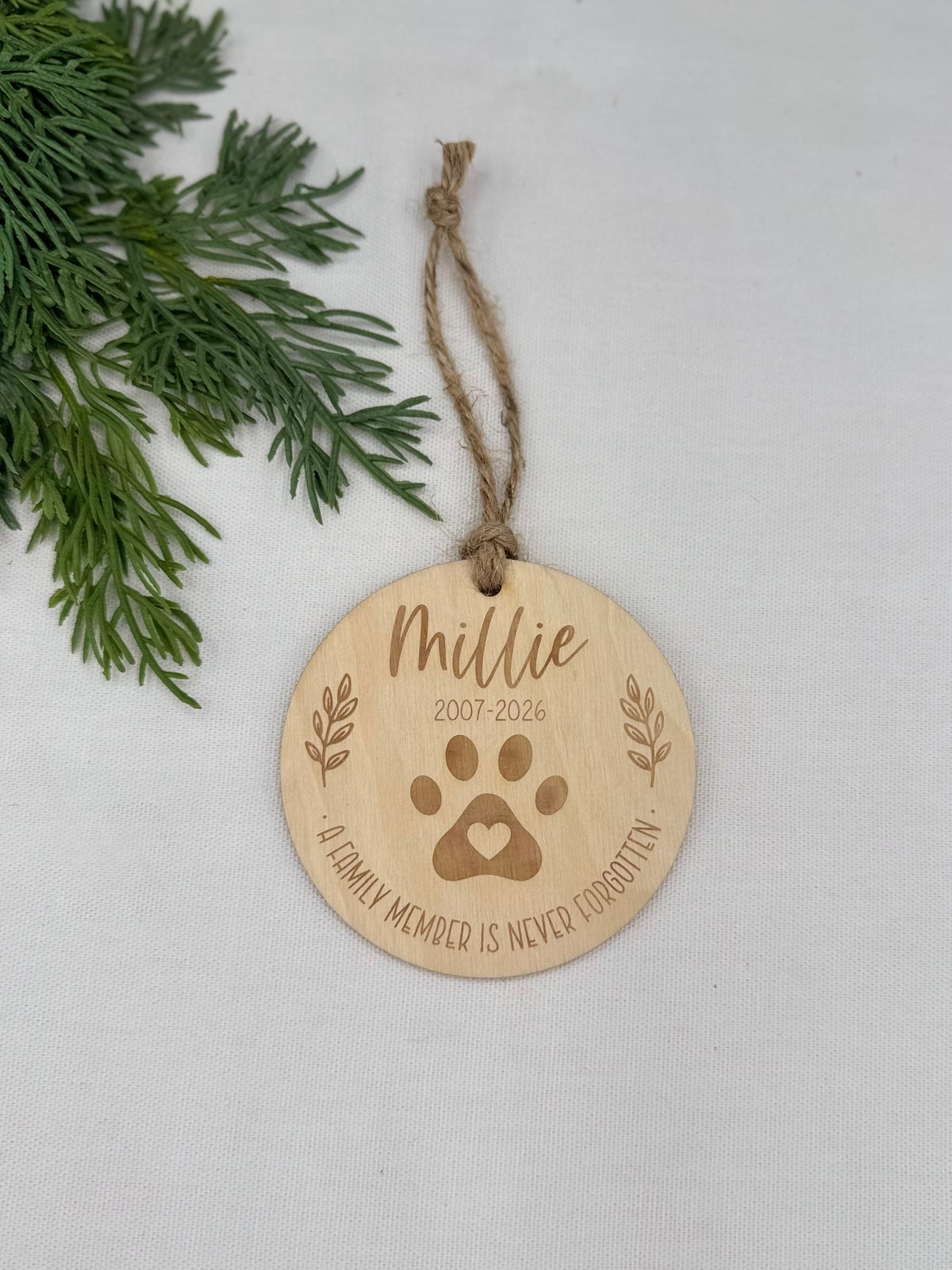 Pet Loss Ornament