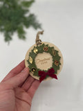 Wreath Family Ornament (up to 8)
