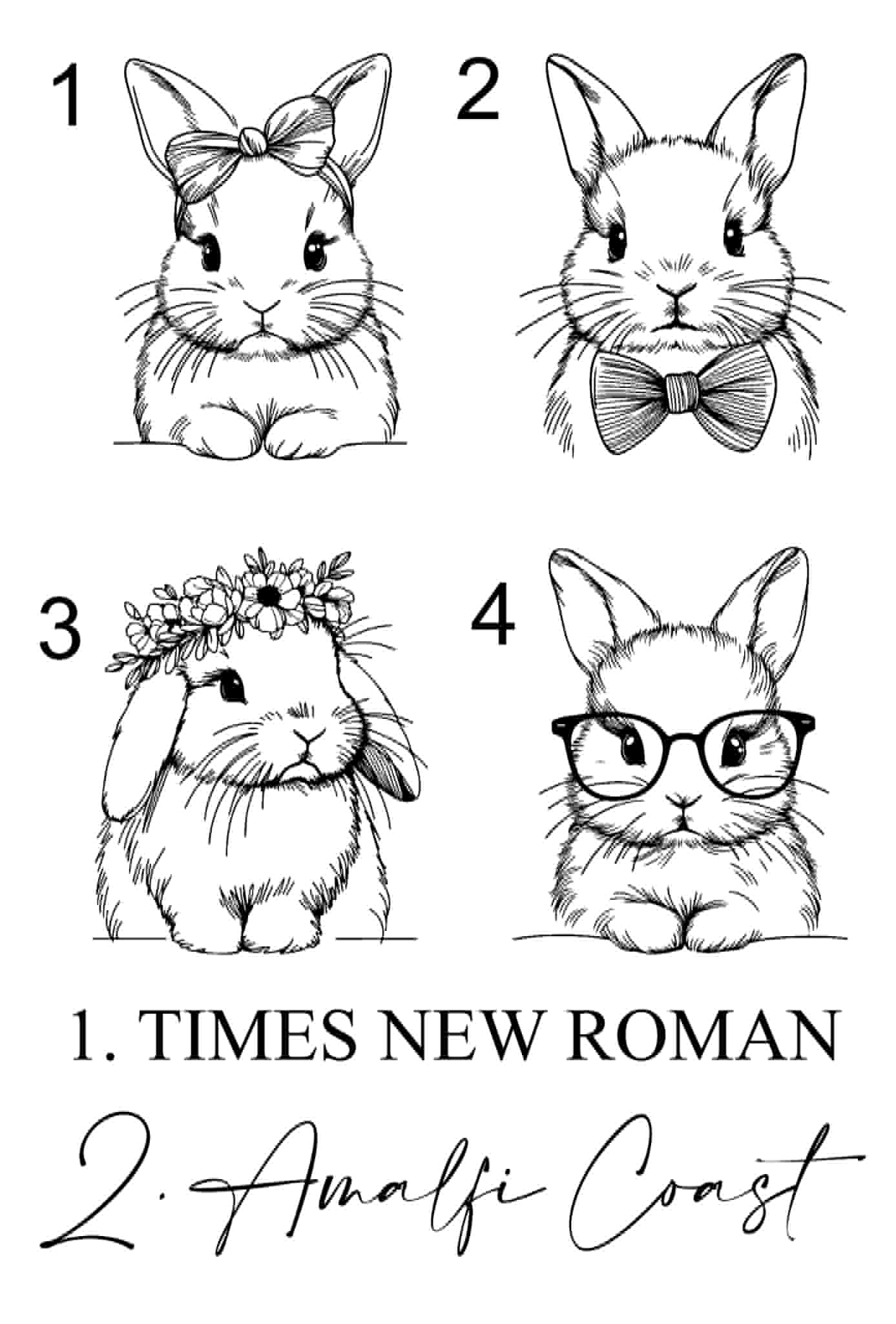 Easter Basket Tags With Personalized Bunny and Name | Custom Easter Gift | Boho Rabbit | Present | Egg Hunting | Gift Tag | First Easter